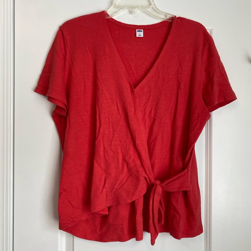 Knit Wrap Top